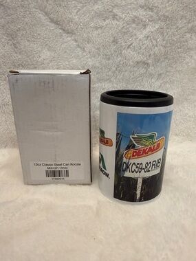 Dekalb Steel Can Koozie – Insulated 12oz Can Cooler